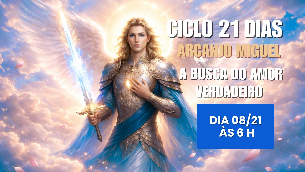 Transforme sua vida em 21 dias com Arcanjo Miguel - Especial Dia das Mulheres na Busca do Amor