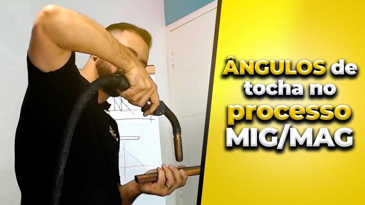 Ângulos de tocha no processo MIG/MAG