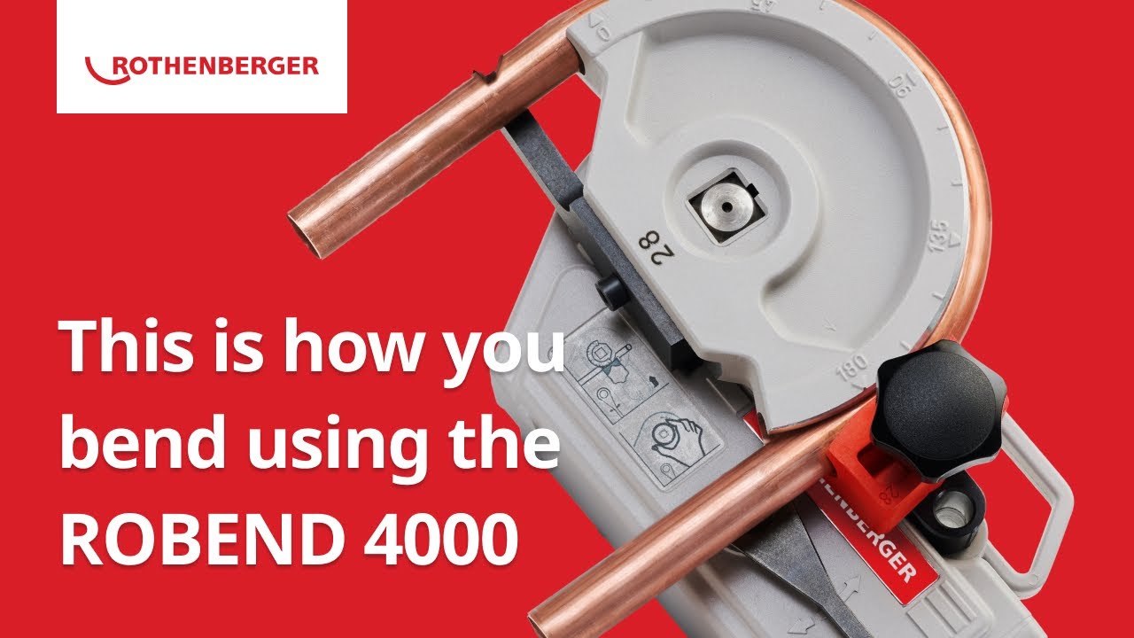 Learn how to bend pipes with the ROBEND 4000 Series | ROTHENBERGER ACADEMY