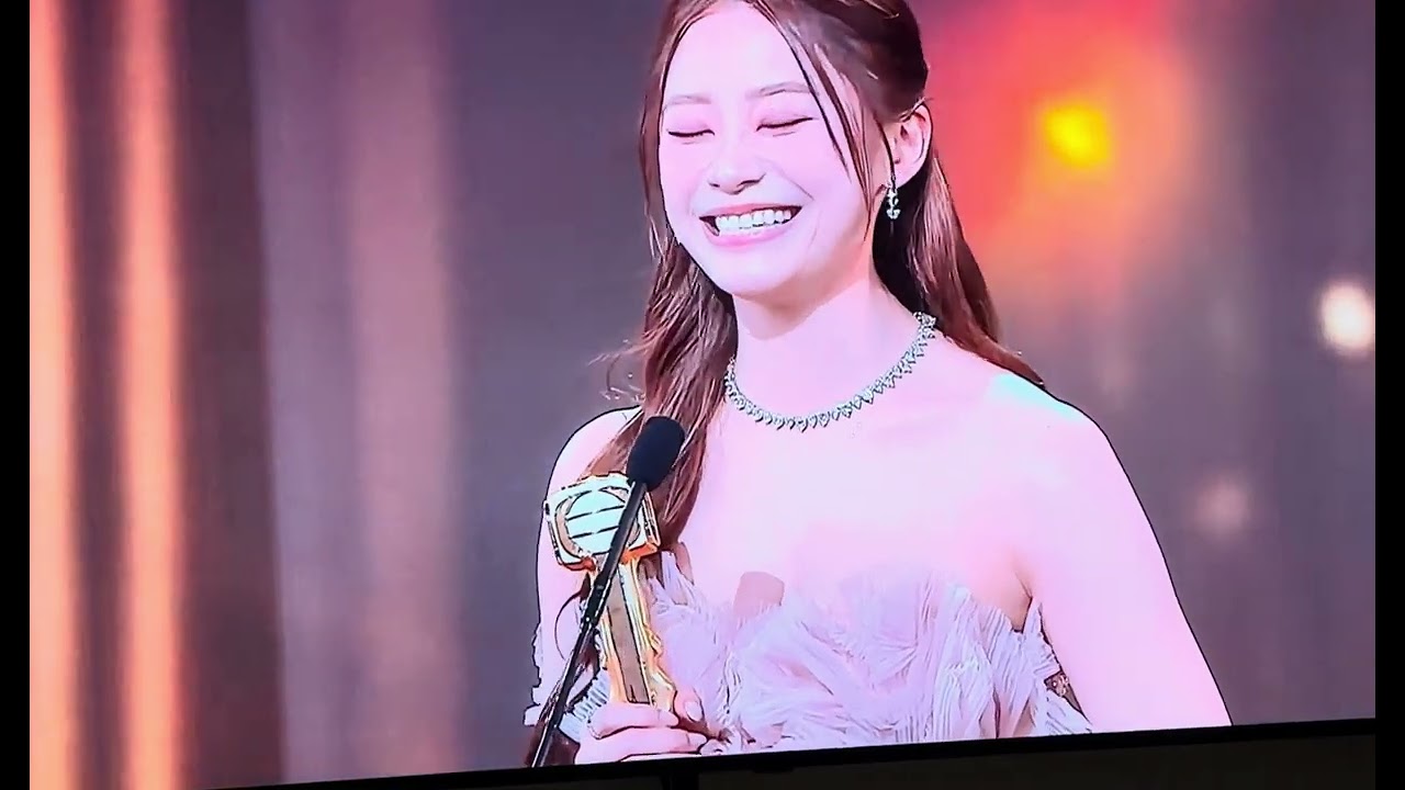 女神葉蒨文Sophie得獎🏆多謝GM❤️多謝伯母湯水🥰《飛躍進步女藝員》