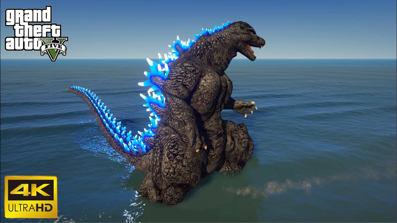 GTA 5 - Godzilla 1989 Heisei Era (Ultimate Godzilla Mod) 4K