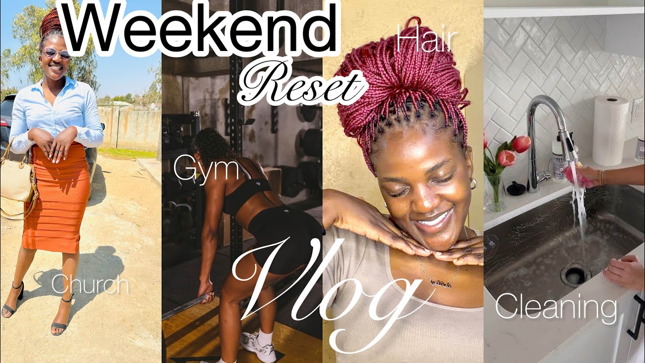 LIVING ALONE DIARIES-WEEKEND RESET VLOG: Cleaning up +Gym + Hair Appointment + Church 