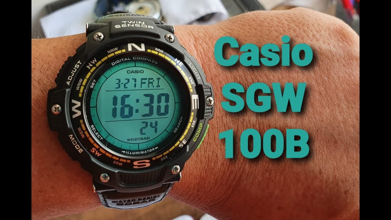 CASIO SGW 100b reseña completa