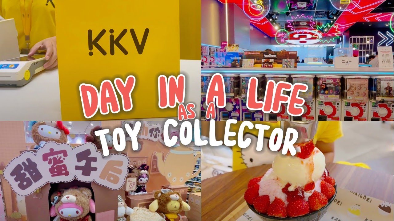 A Day in a Life as a Toy Collector 🧸 Chill day at Mall of Asia, KKV,  Bandai gashapon and sanrio
