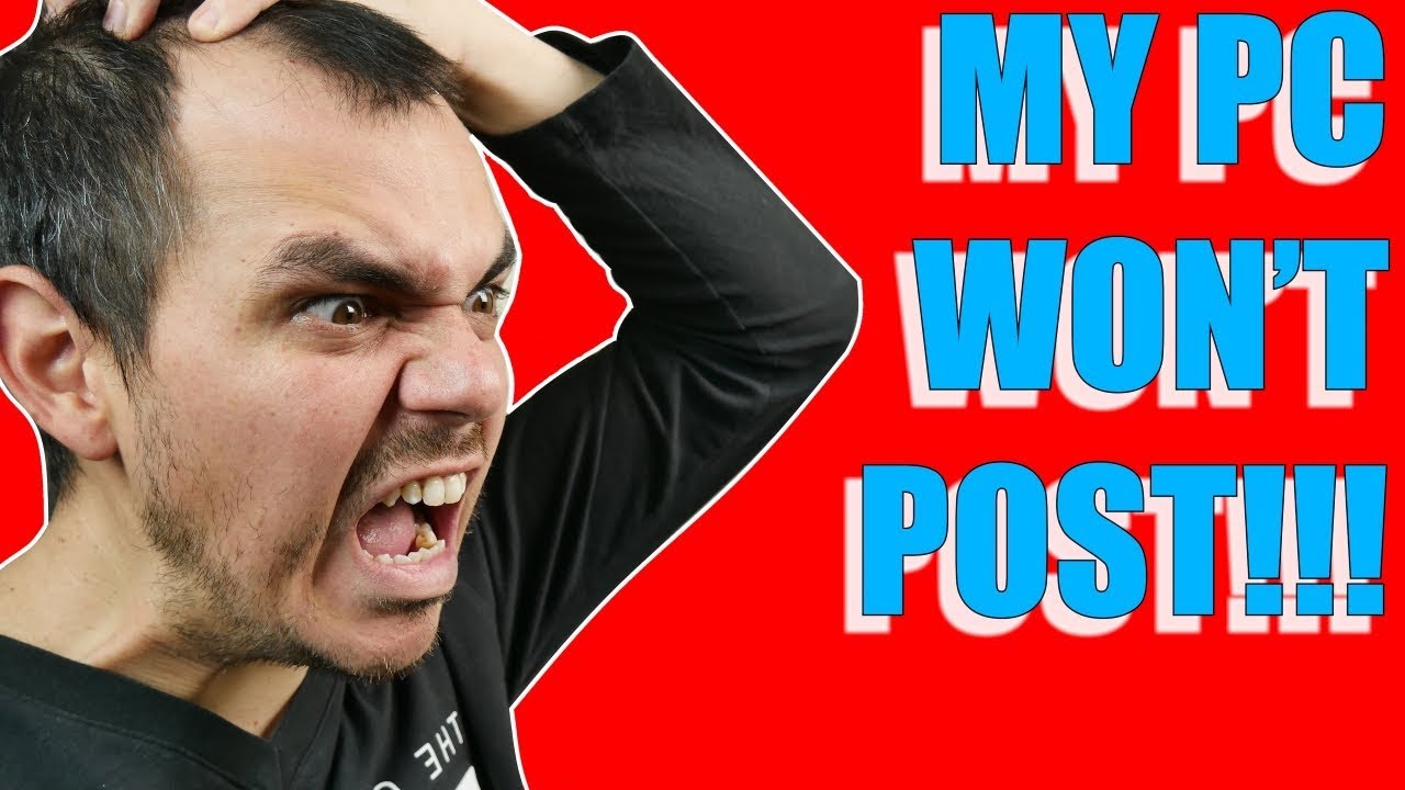 My PC Wouldn't POST! Here's How I FIXED It!
