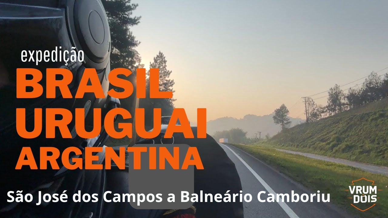 Viagem moto Harley Davidson de  São José dos Campos para Uruguai e Argentina- Parte 01