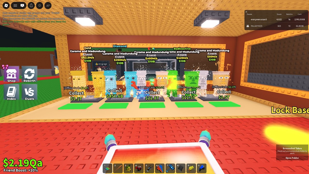 STEAL A BRAINROT PVP AND TRADES LIVE