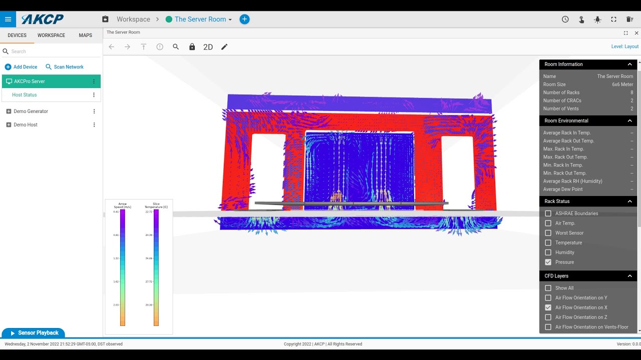 sensorCFD&trade; - FREE Data Center CFD!