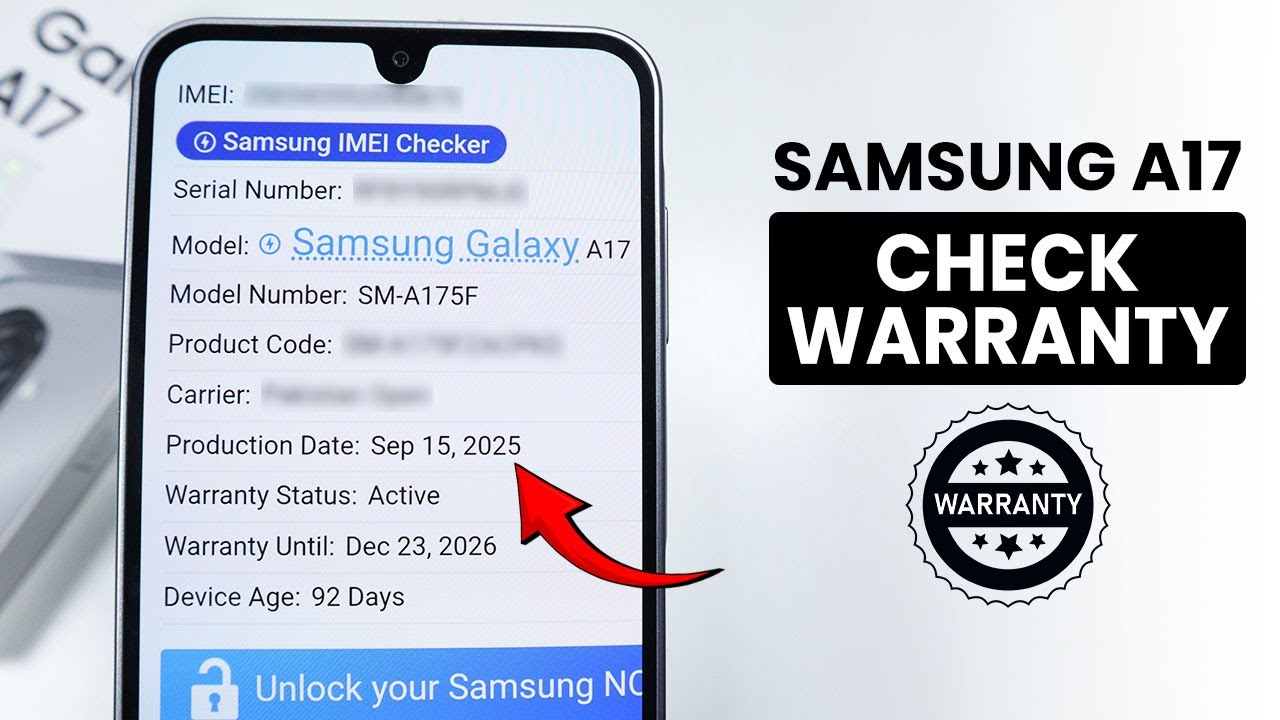 How to Check Warranty on Samsung A17 - Warranty Info