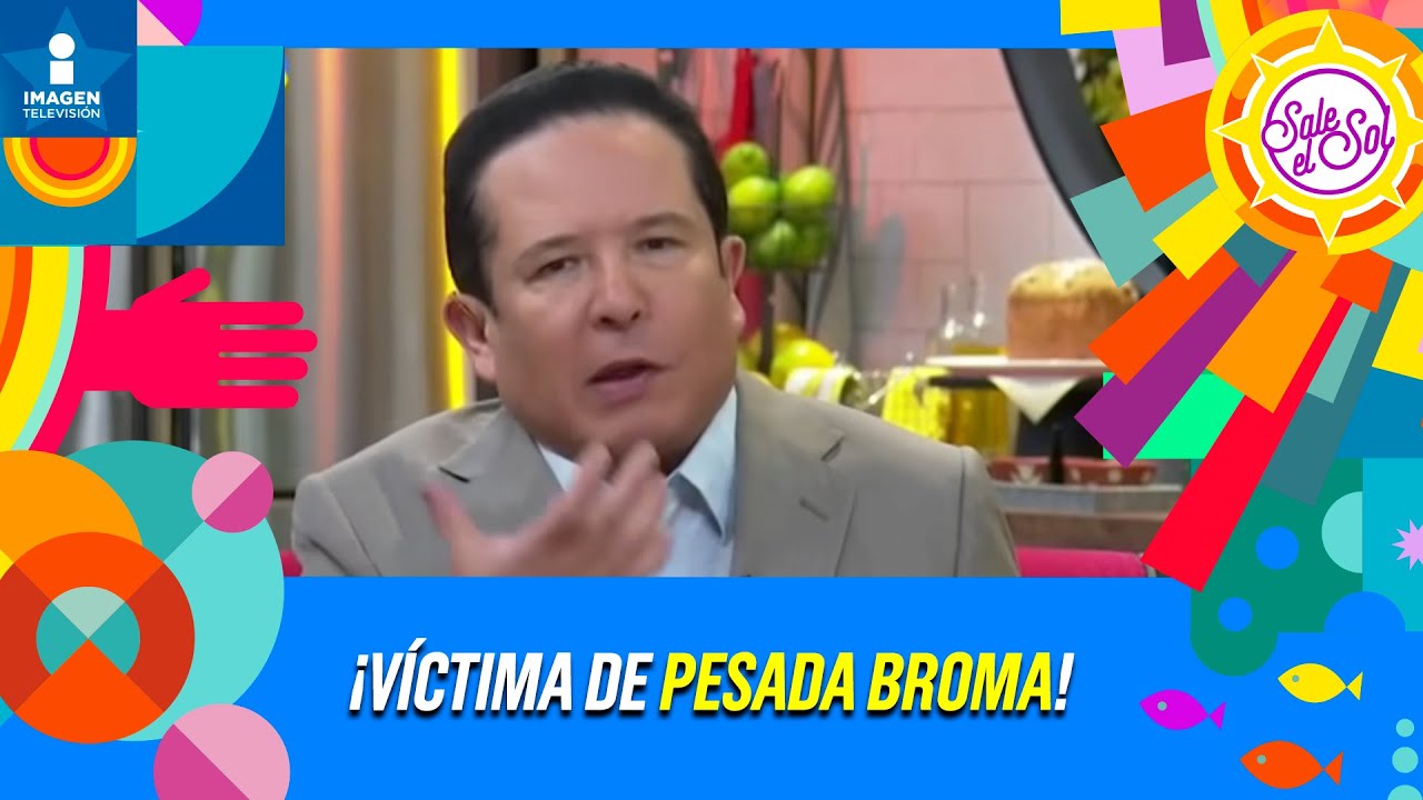 ¡Gustavo Adolfo Infante VÍCTIMA de pesada broma de Rey Grupero y Pedro Moctezuma! | Sale el Sol