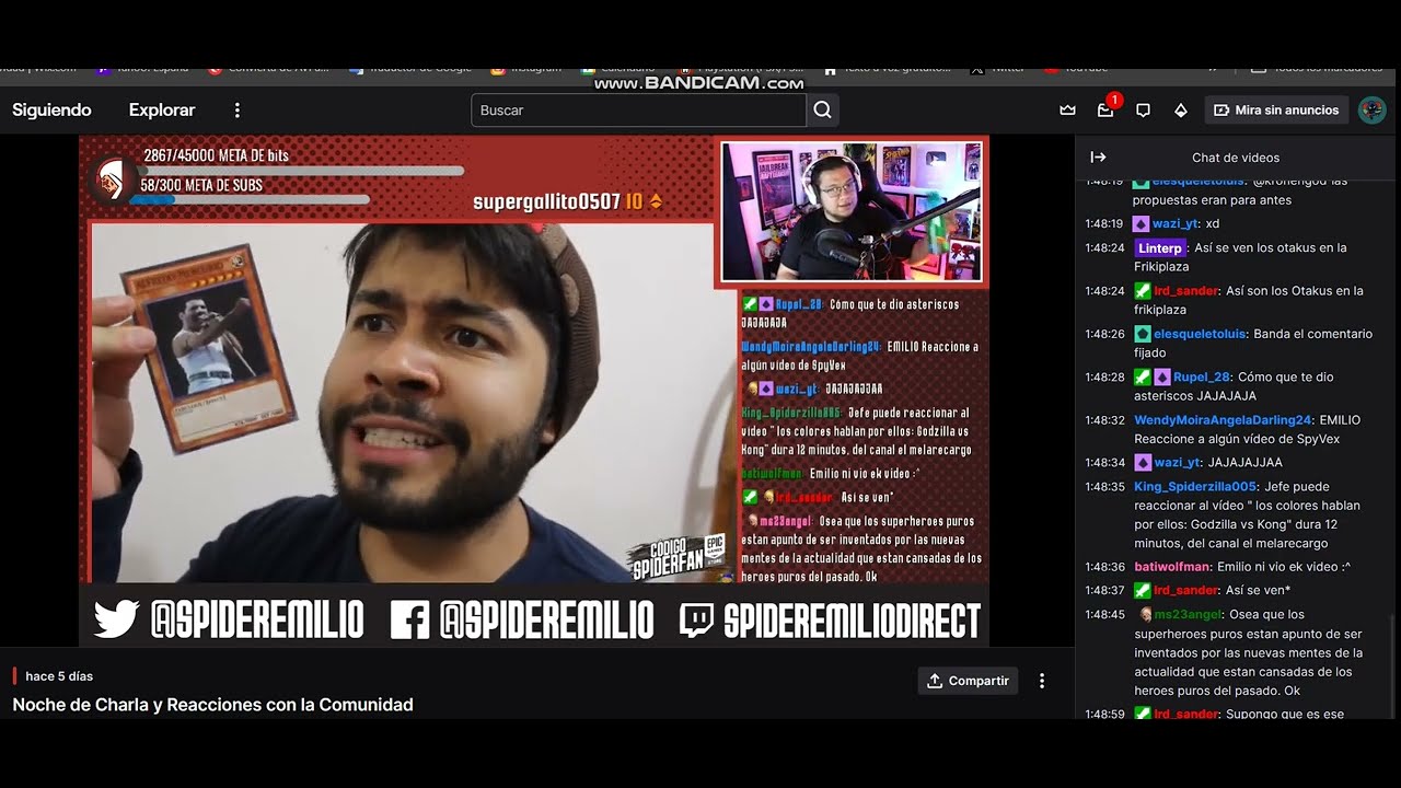 Emilio reacciona a Así se ven los otakus en la Frikiplaza 1/2  (Ricky Tafolla)