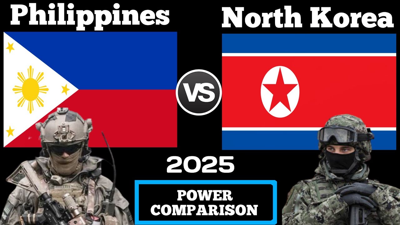 North Korea vs Philippines Military Power 2025 | Army, Navy, Air Force Comparison 