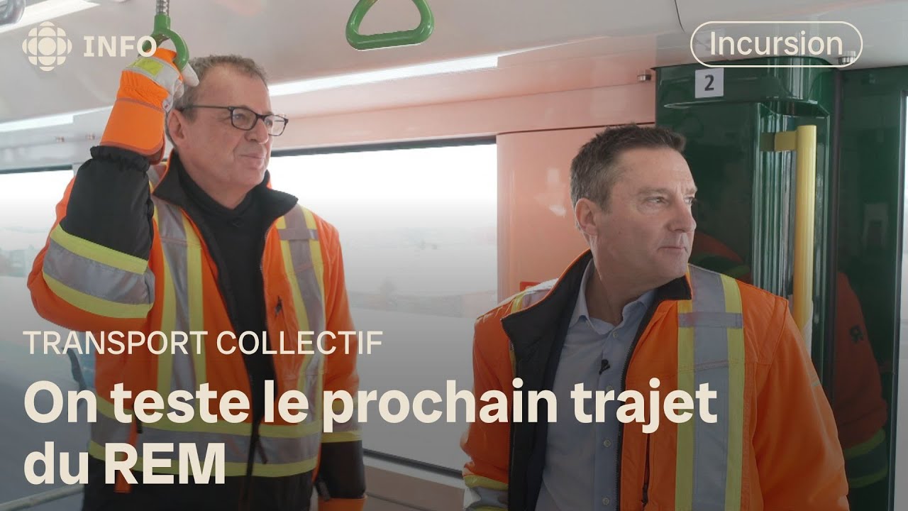 Les branches nord et ouest du Réseau express métropolitain (REM) en service dès octobre