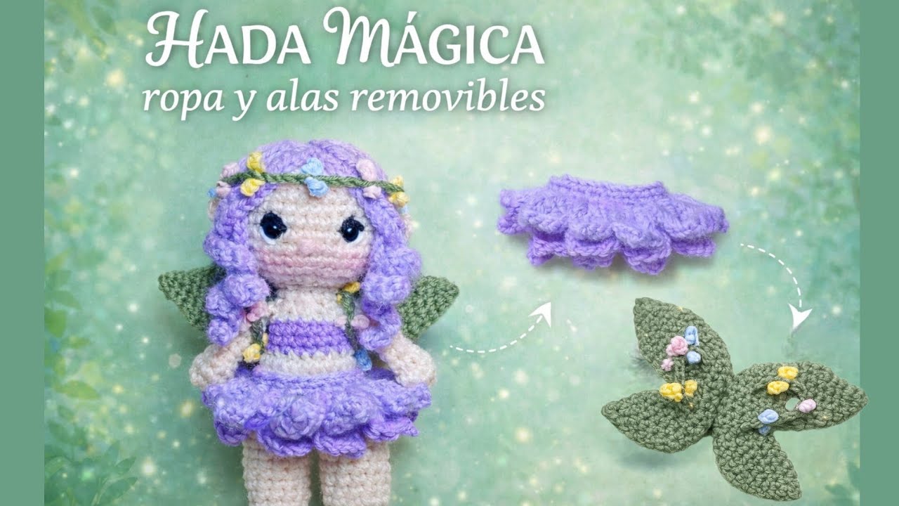 HADA AMIGURUMI 🧚🏻‍♀️🧶| CROCHET paso a paso ✨💖