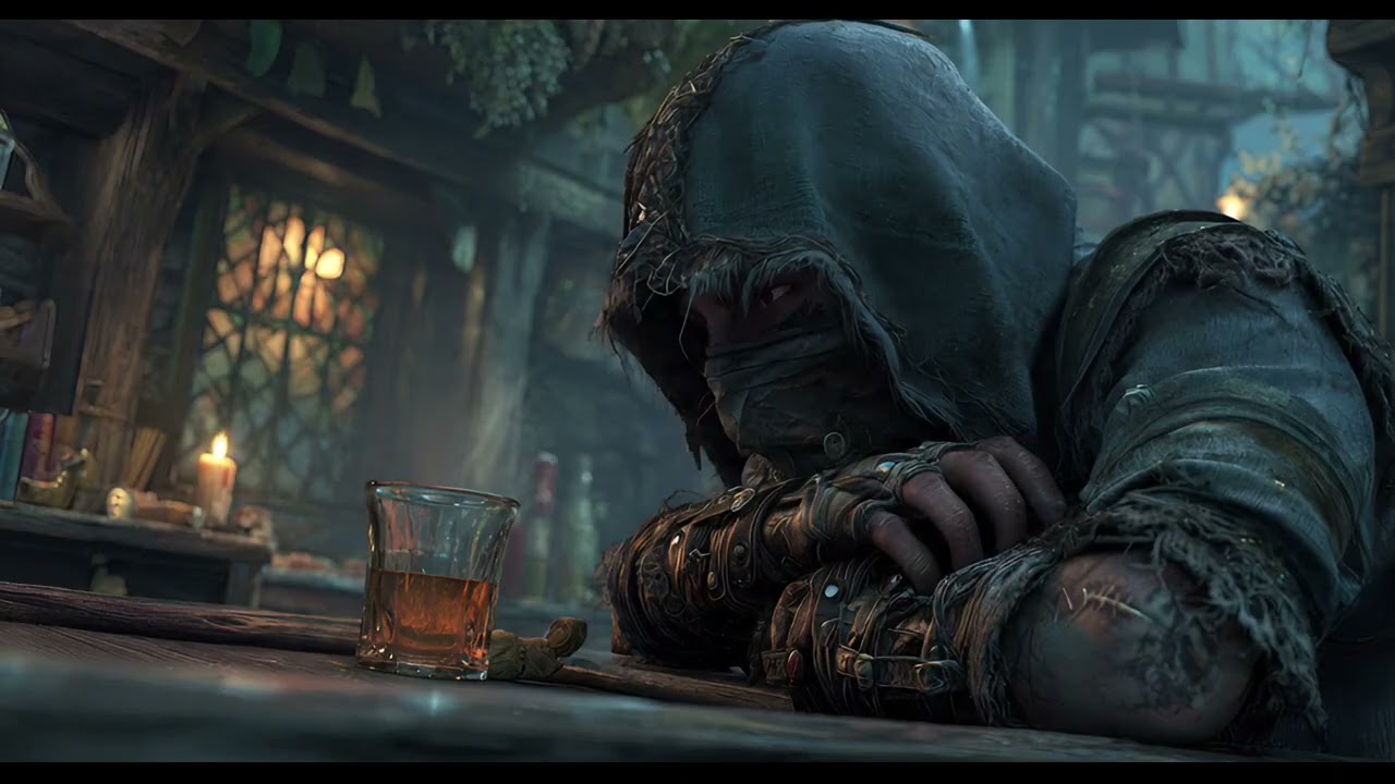 Deep Focus Music - The Lonely Wanderer in a Rainy Medieval Alley