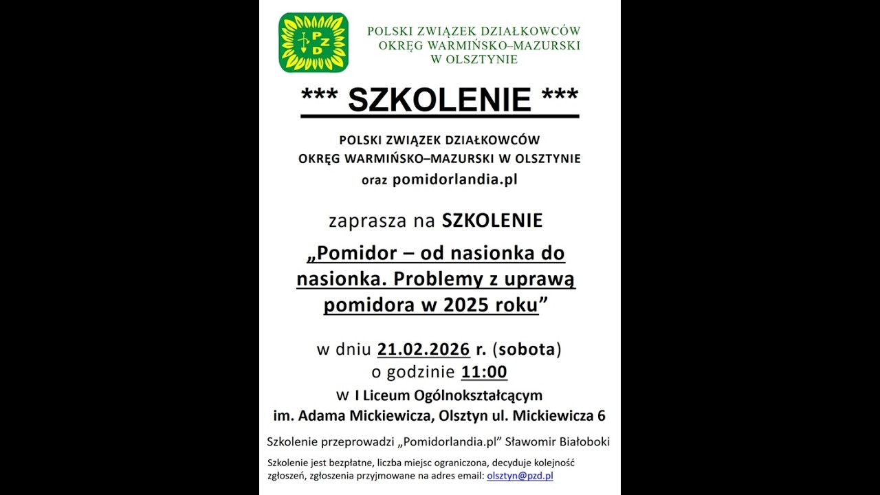 Pomidor od nasionka do nasionka. Problemy z uprawą pomidora w 2025 roku.