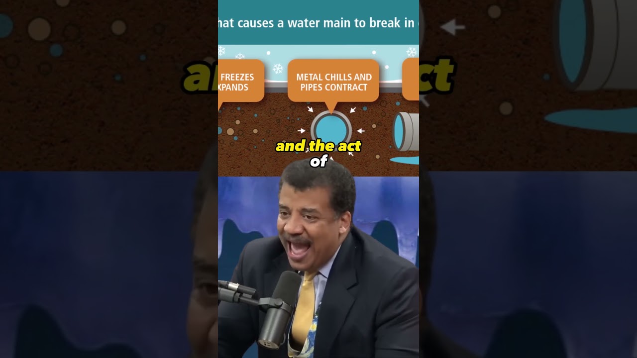 Mind-Blowing Pipe Freezing: How It Works Explained by Neil deGrasse Tyson