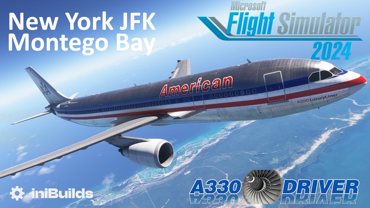American Airlines Airbus A300-600 | New York - Montego Bay | Real Airbus Pilot