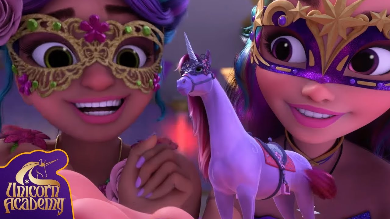 How Much Trouble can a TINY UNICORN Make?! 🦄 Unicorn Academy Clip | Cartoon for Kids