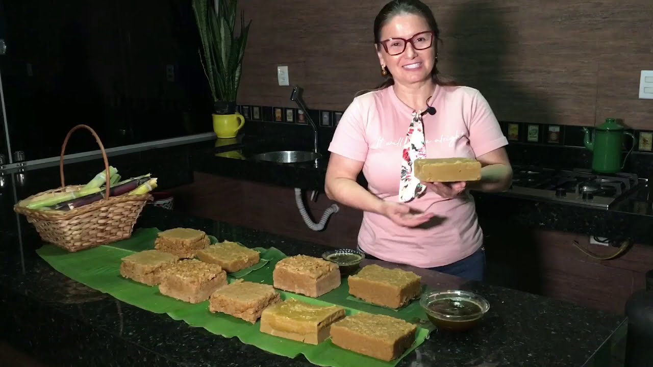 Rapadura de cana-de-açúcar🥰😋