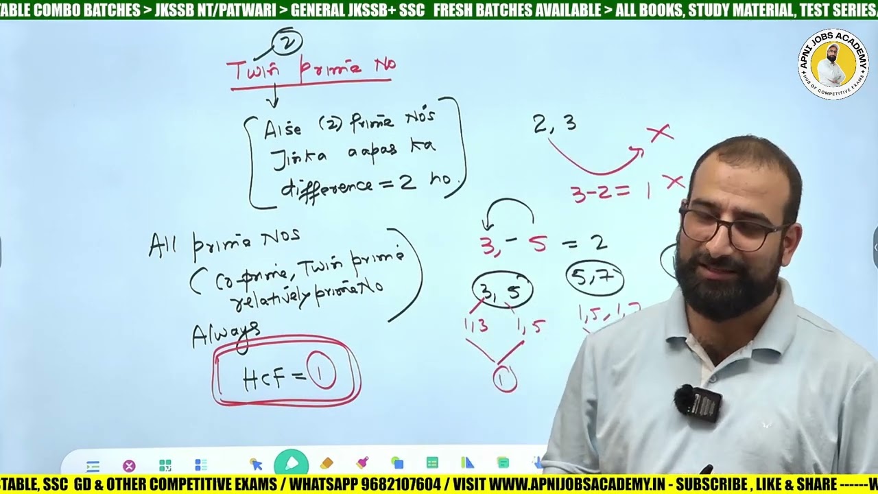 NUMBER SYSTEM LEC 2 || JKP+ SSC GD COMBO BATCH || MATHS ||  @ApniJobsAcademyCompetitiveexam