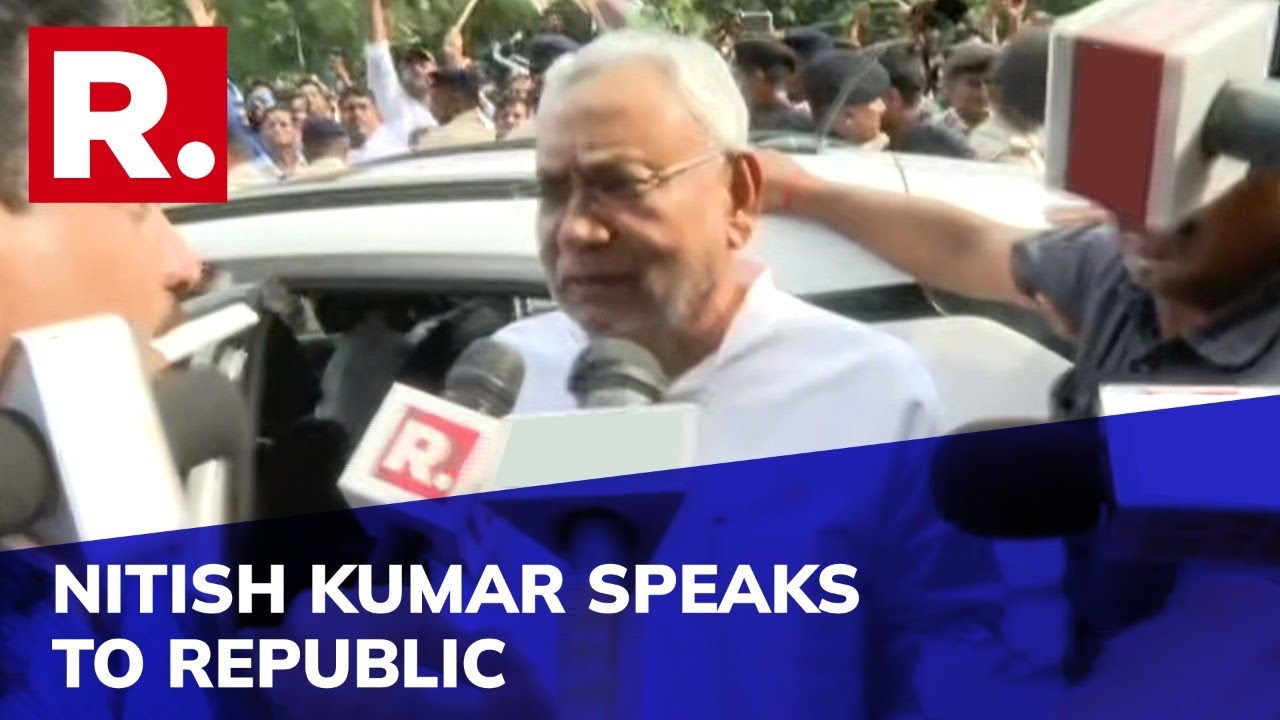 Nitish Kumar Tells Republic 'All JDU MPs & MLAs Have Quit NDA' In First Response After Resignation