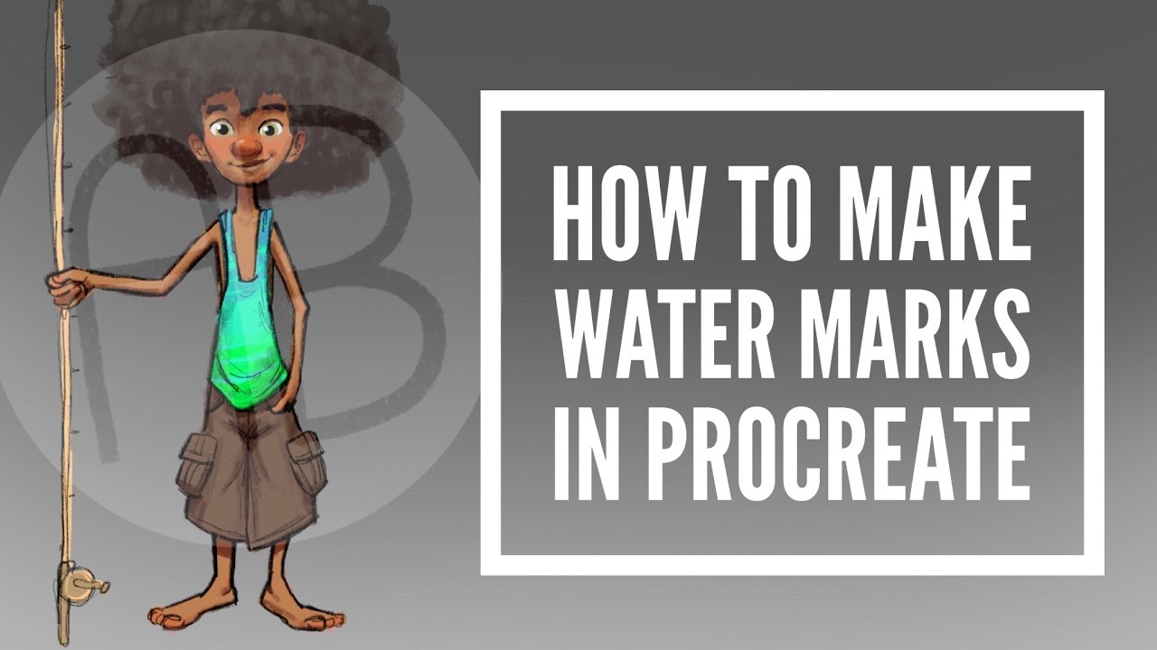 How to Make Watermarks in Procreate
