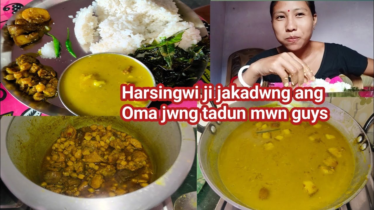 Oma desi amprai tadun jwng songna jabai,bwtwrni gibikep,vhadro masni || Kristina Moshahary vlog.
