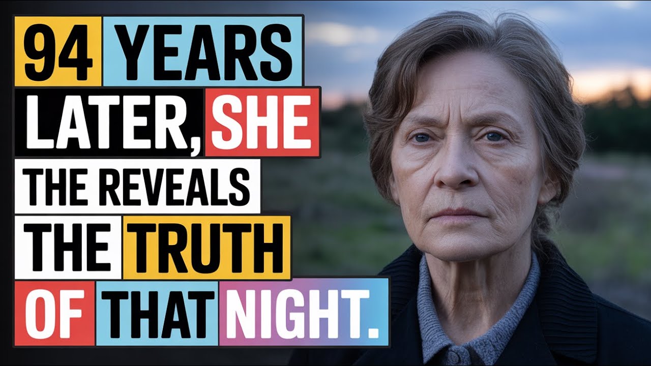 “She Promised Never to Tell Anyone What Happened That Night… At 94, She Broke the Silence.”