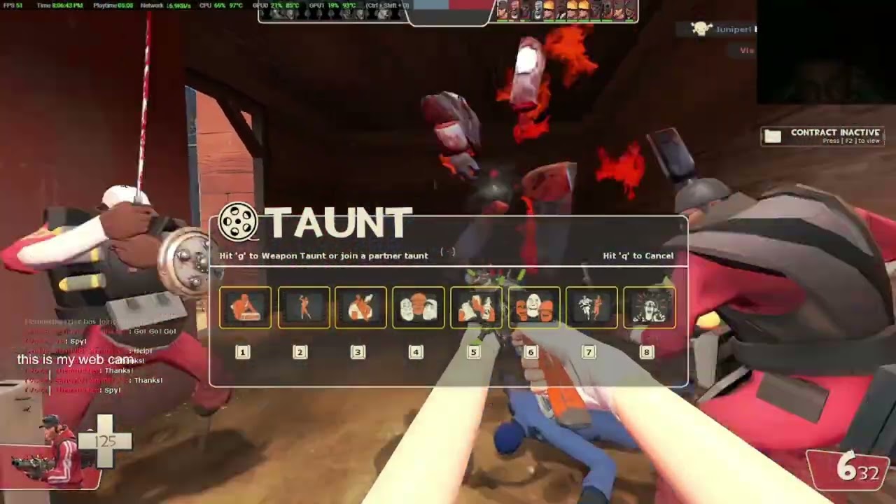 playing tf2 yay also heres the other channel