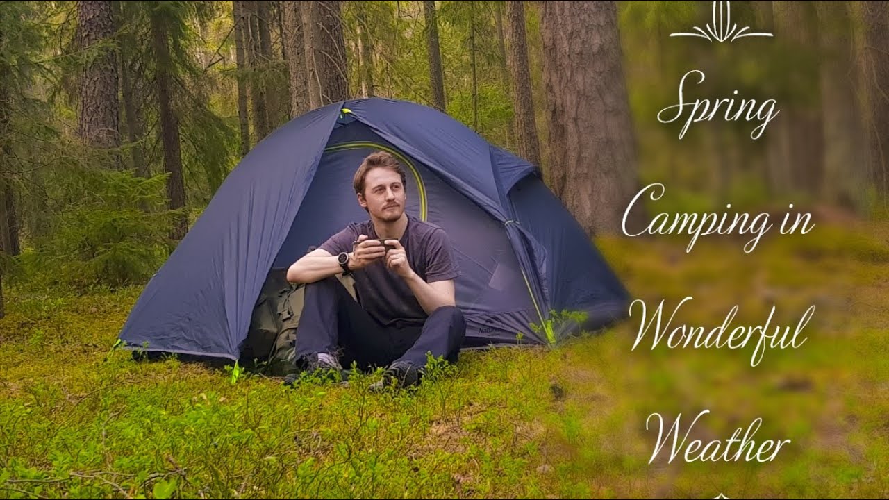 Solo Spring Camping - Wonderful Weather - Naturehike Spider 1 - May 2021 [Swedish w/ Eng sub]