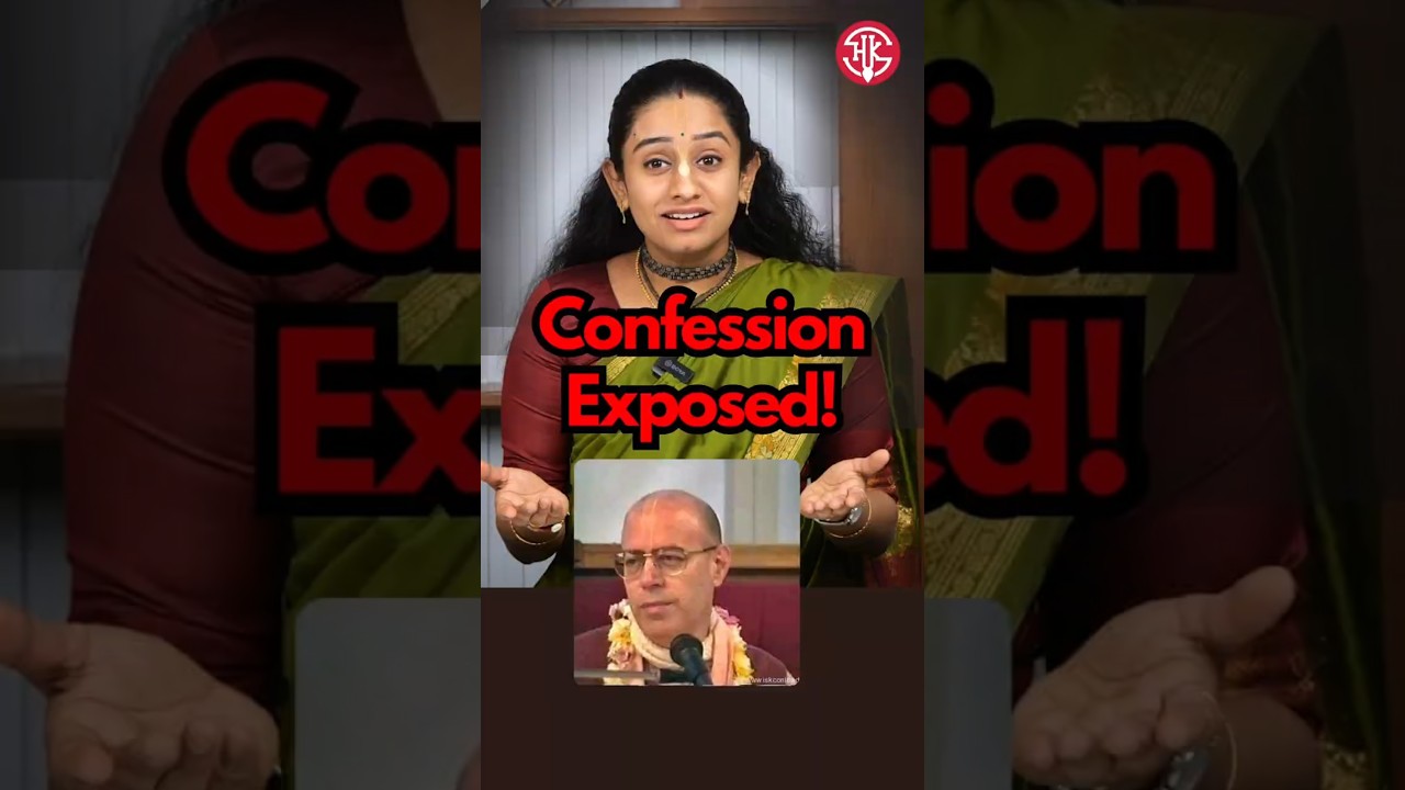 🚨⚠️ HH Tamal Krishna Goswami's 🤫 Guru Confession EXPOSED! 🤯 | ISKCON Guru vs Ritvik Debate