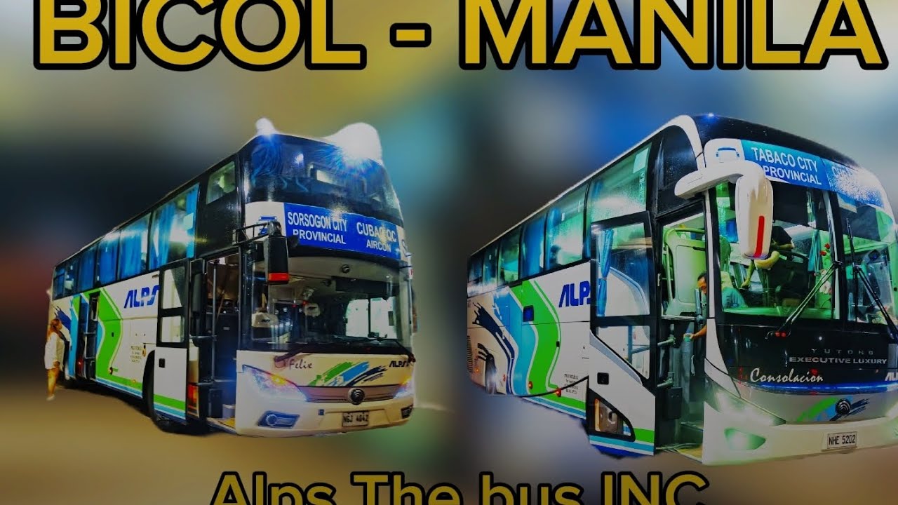 Riding the fastest bus in bicol region Via Alps the bus Inc Felix YUTONG UFC