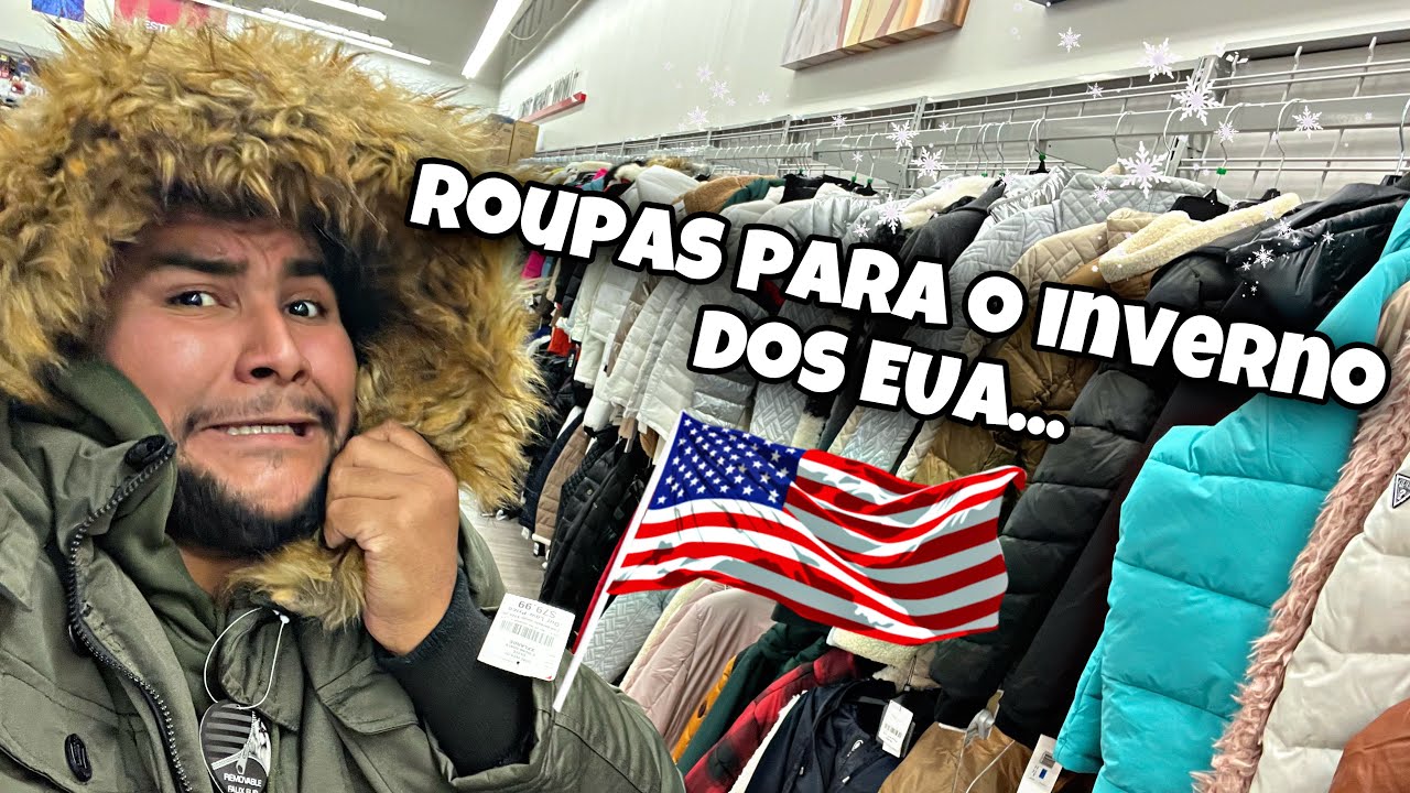 QUANTO CUSTA AS BLUSAS E CASACOS DE MARCA PARA O INVERNO NOS EUA?