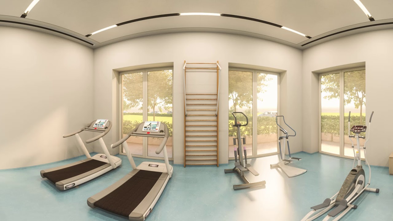 GYM (360&deg;render) @ Hunimed Student House