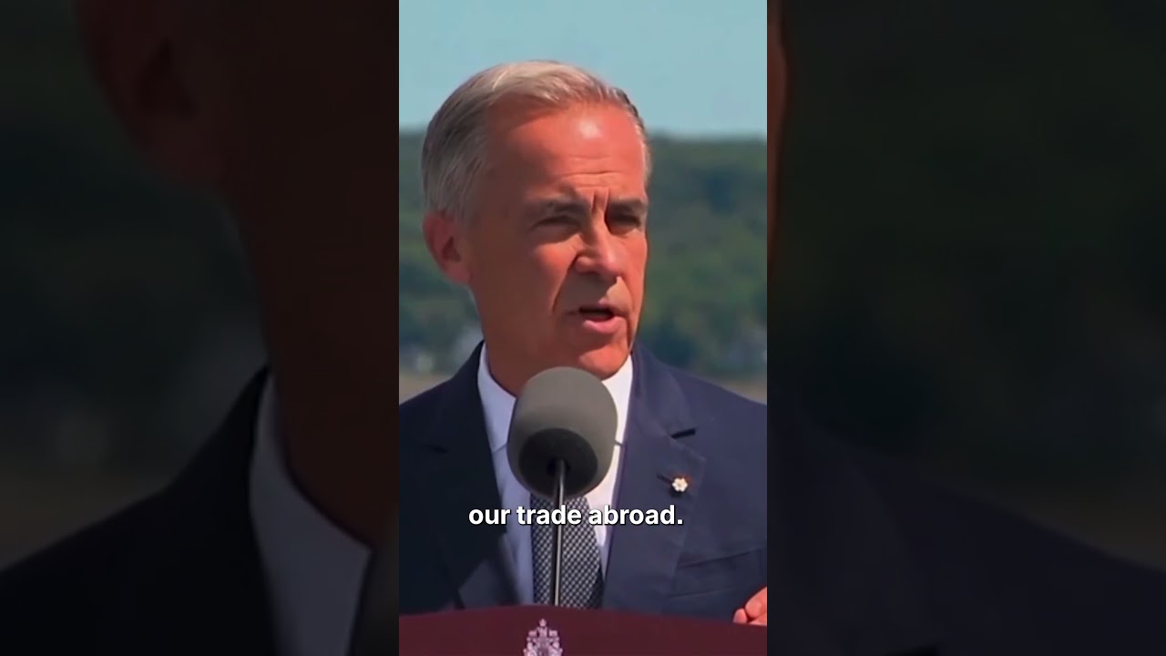 Mark Carney Speaks Following Claims Canada &lsquo;At War&rsquo; With Trump on Trade After Tariffs #shorts