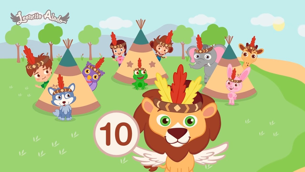 🔢🦁 ¡Aprende los Números con el Leoncito Alado! 🎶🌈 | Canciones Infantiles HD ☁️🦁☁️