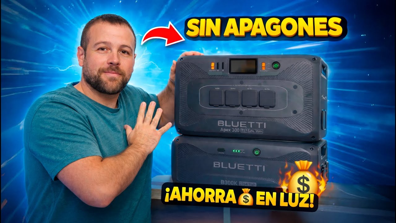 “BLUETTI Apex 300 REVIEW : La  mejor bateria para casas