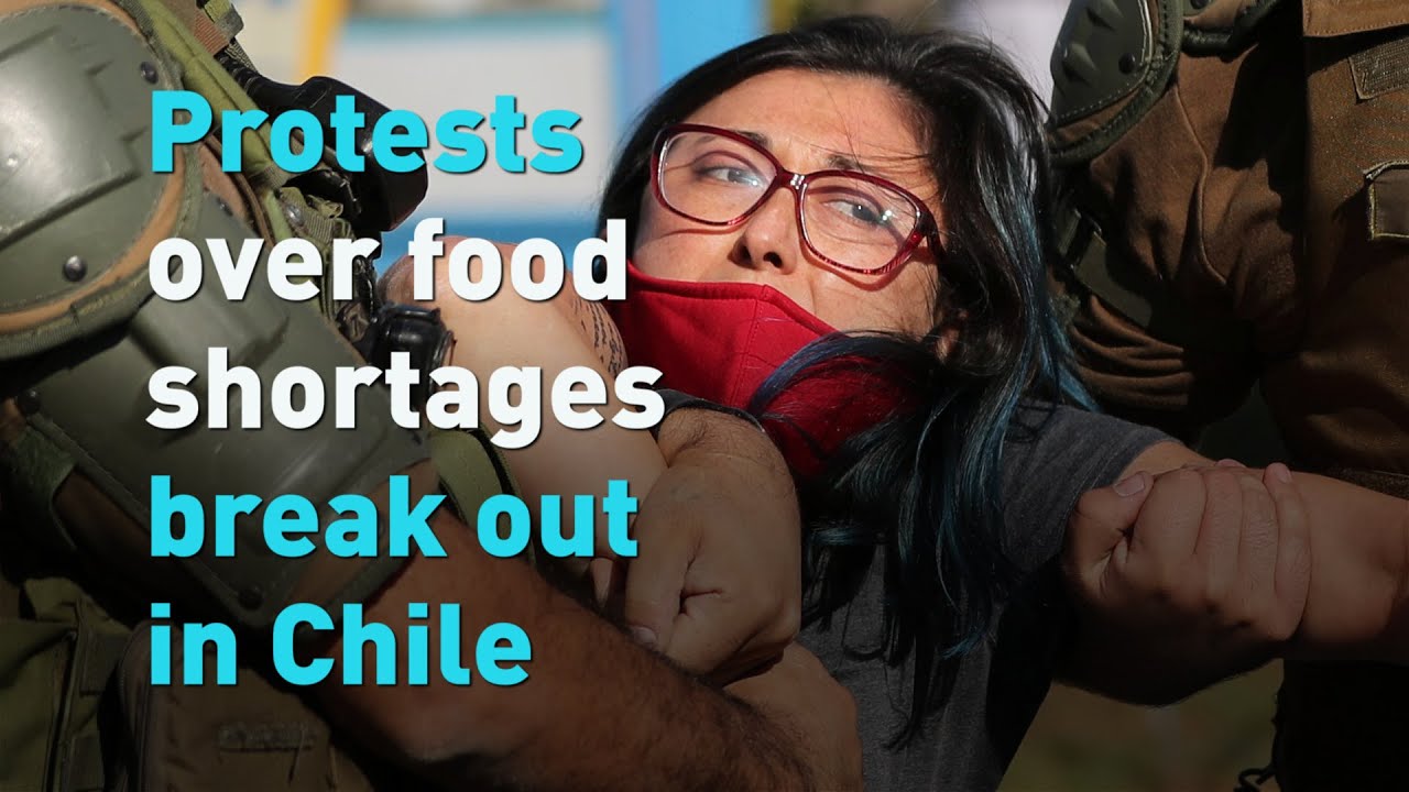 Protests over food shortages break out in Chile