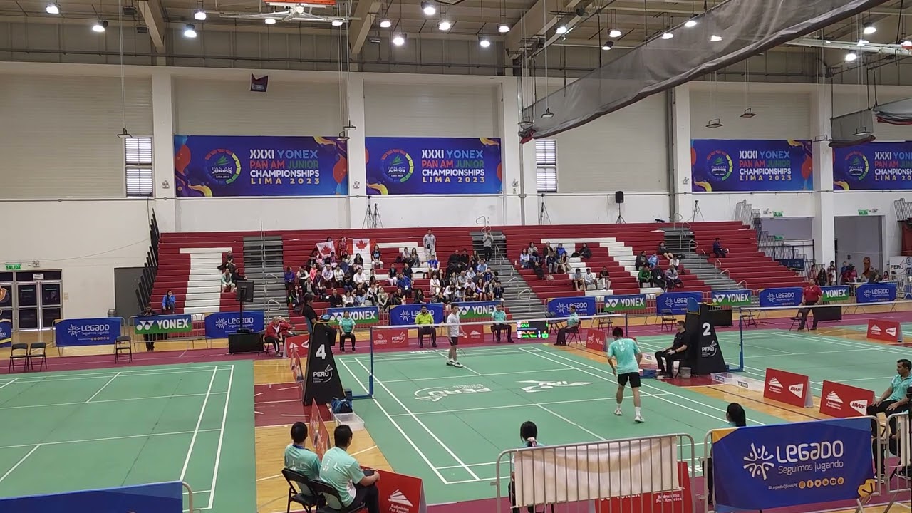 2023 Junior PAN AM Championship-Final-BS-Ryan Ma (USA) vs Timothy Lock (CAN) in PERU