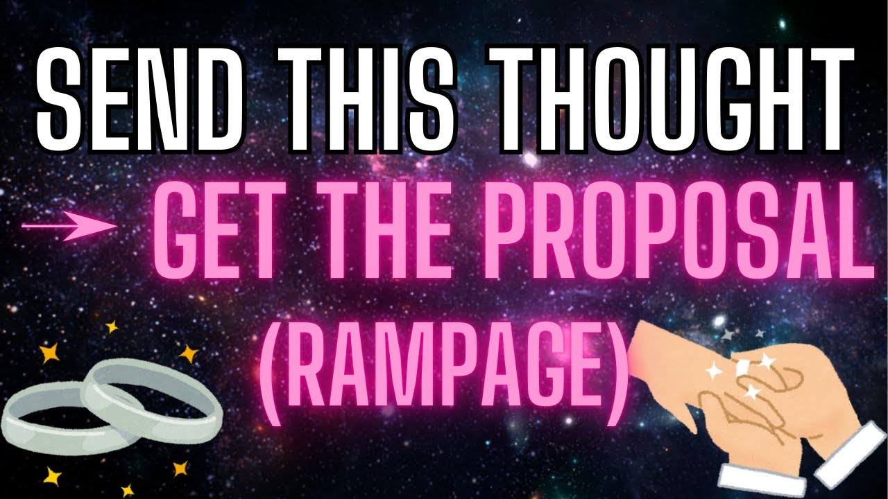 Listen to This Thought Transmission Rampage To Manifest Marriage With Your SP