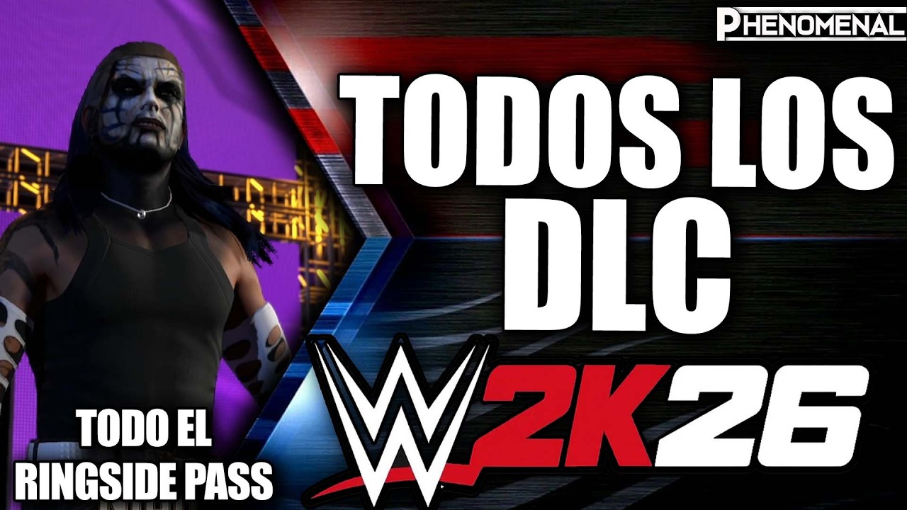 TODOS LOS DLC ANUNCIADOS PARA EL WWE 2K26 | Tio Phenomenal
