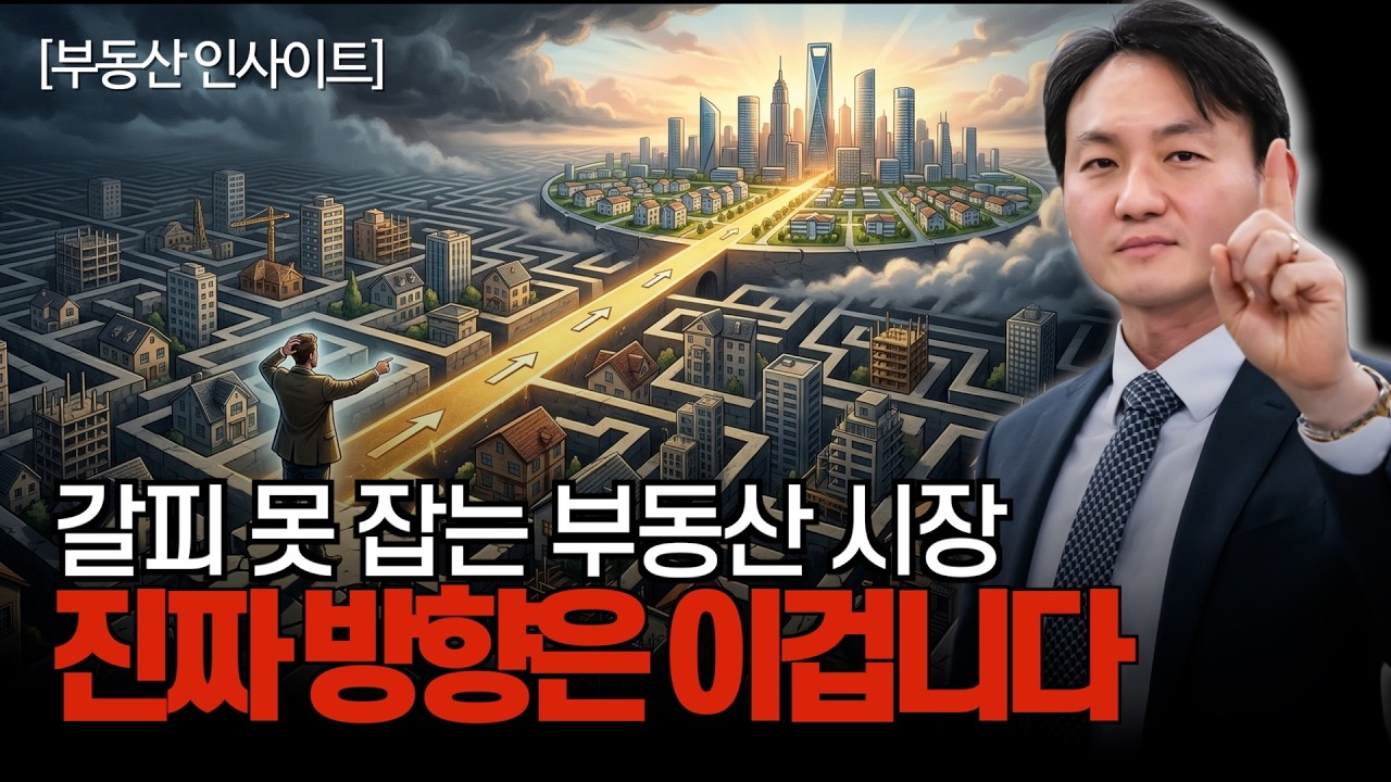 부동산 시장은 혼란인데 흐름은 명확합니다, 지금 부동산 시장이 어떻게 되고 있는지 방향을 알려드립니다