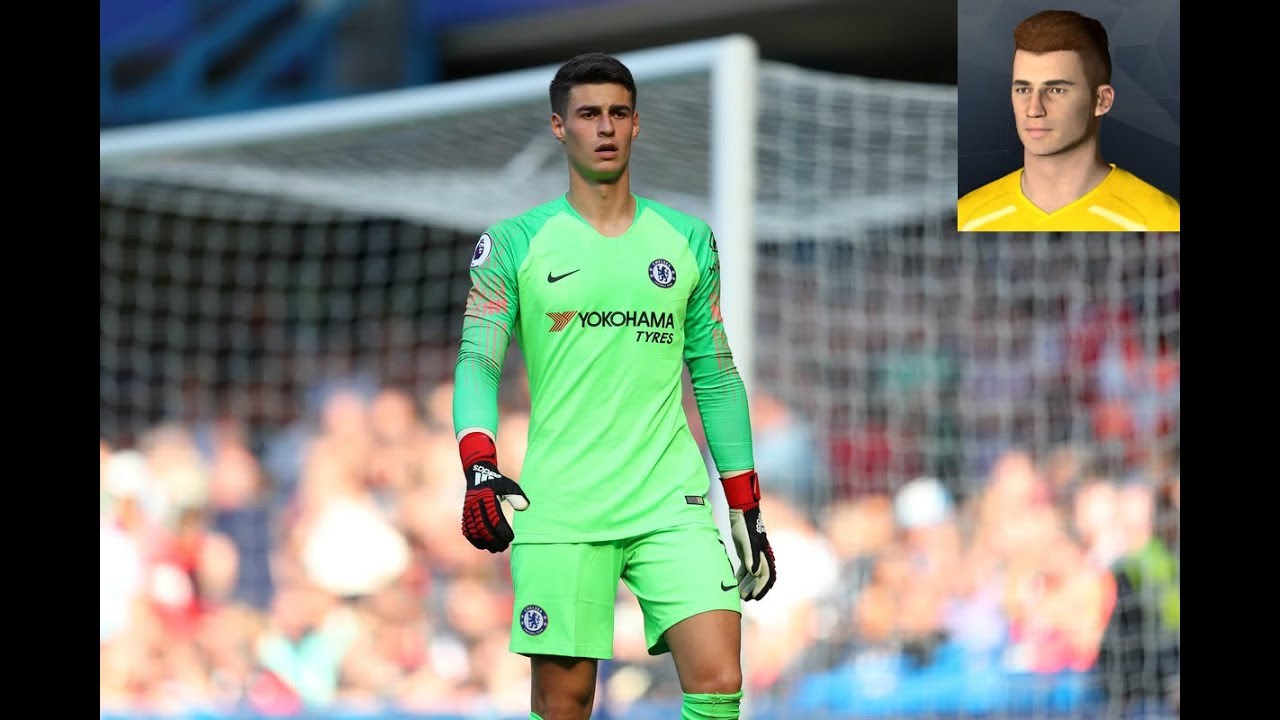 KEPA ARRIZABALAGA face/rostro CHELSEA FC for PES2017 and PES2018