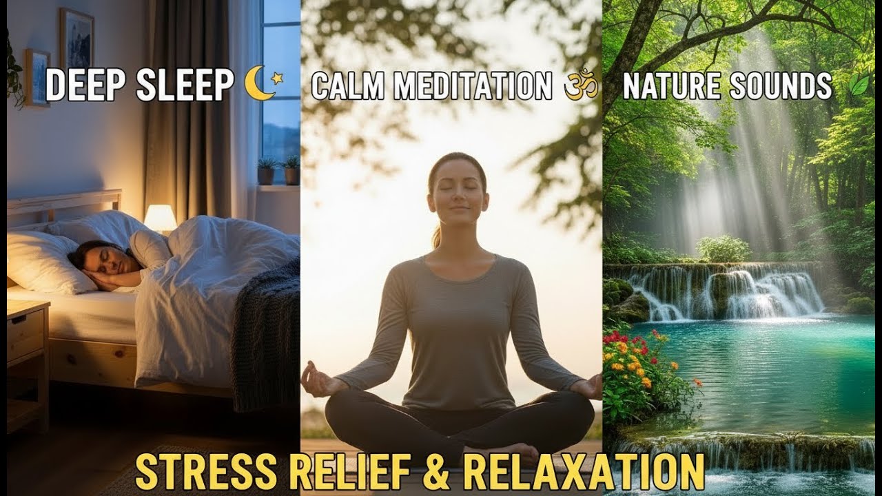 For sleeping and Relaxing with a Meditation Stress Relief Feeling