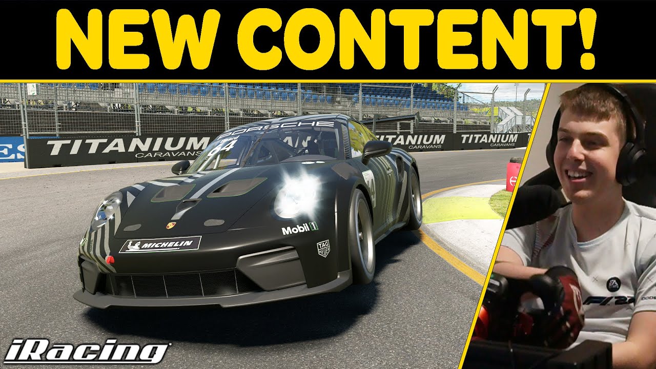 НОВЫЙ КОНТЕНТ! iRacing Porsche Cup + Первые впечатления от Adelaide
