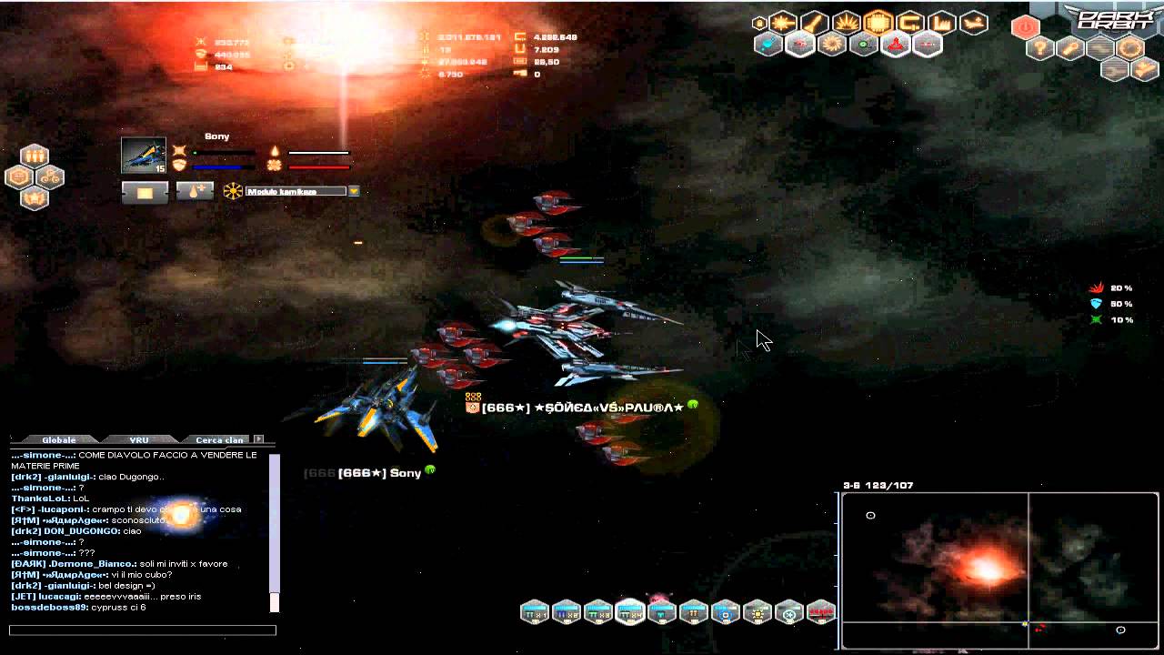 Darkorbit ita3 SONEA FULL HAVOC FULL LF4 OMG,DMG!!