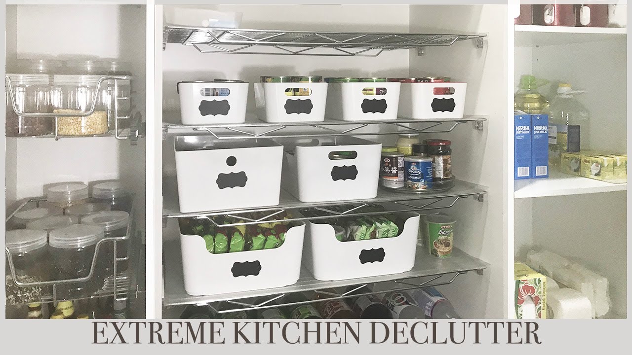EXTREME PANTRY DECLUTTER & ORGANIZATION