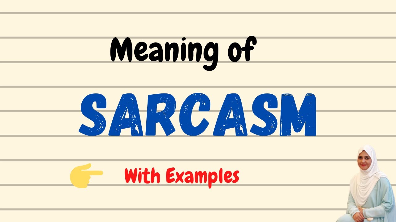 Daily vocabulary | Sarcasm Meaning | Vocabgram