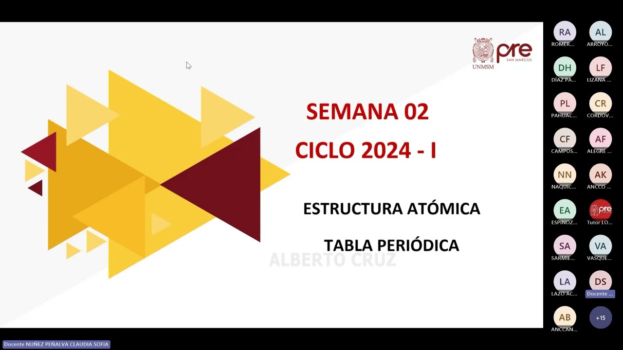 Química - Semana 02 - Pre San Marcos Ciclo 2024-I (Nuevo Ciclo)